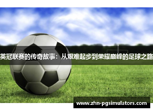 英冠联赛的传奇故事:从艰难起步到荣耀巅峰的足球之路 英冠联赛的传奇故事:从艰难起步到荣耀巅峰的足球之路